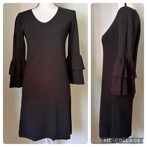 Ann Taylor black sweater dress size XS